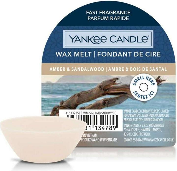 Yankee Candle Duftwachsplättchen Amber & Sandalwood