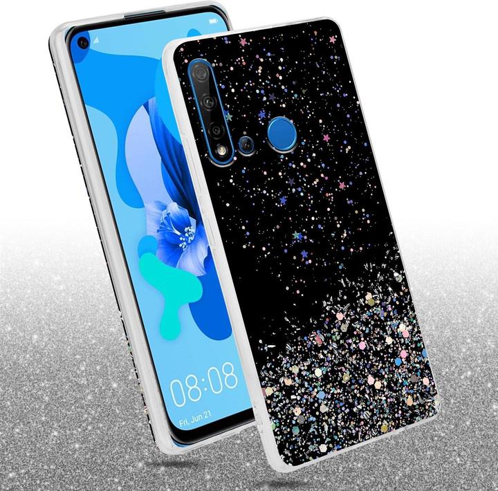 Image du produit Cadorabo Couverture TPU paillettes scintillantes (Huawei Nova 5i, Huawei P20 Lite (2019))