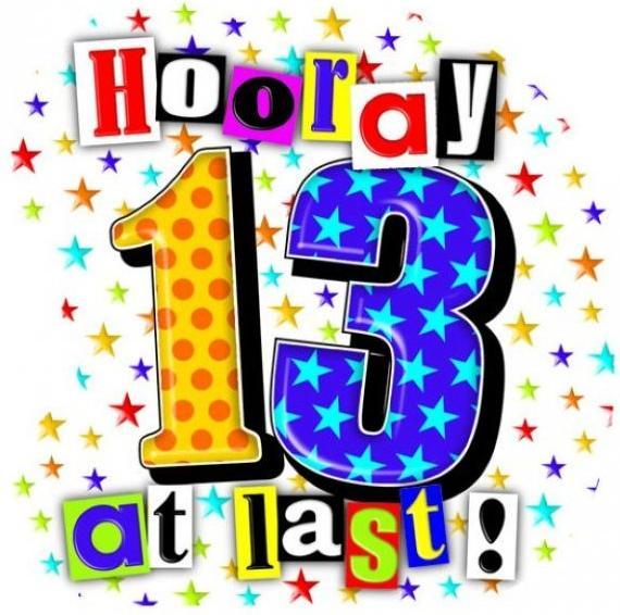 Produktbild Simon Elvin Geformtes Abzeichen zum 13. Geburtstag