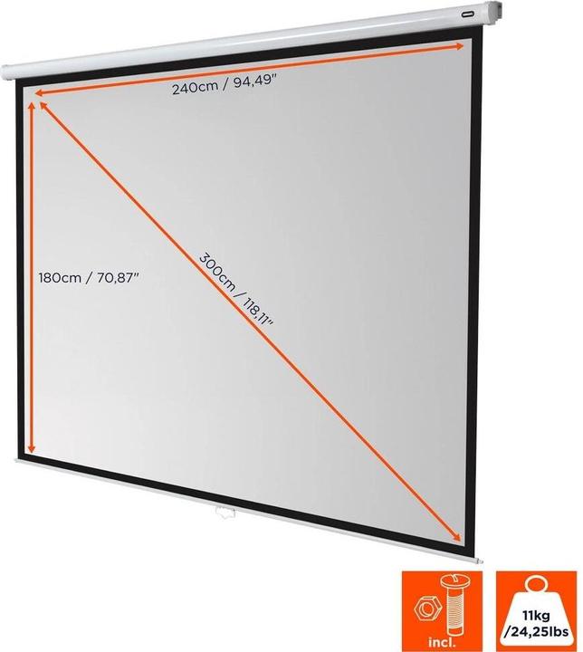 Produktbild Celexon Rollo Economy, Leinwand, 4:3 (118.11", 4:3)