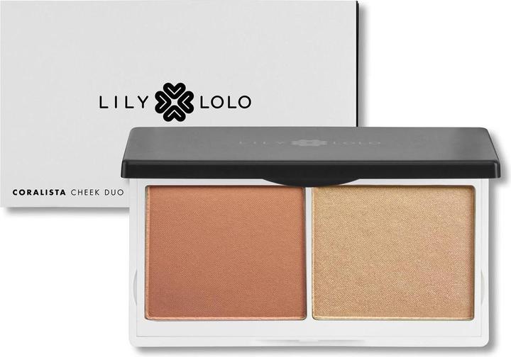 Actual product image Lily Lolo Cheek Duo (Coral)