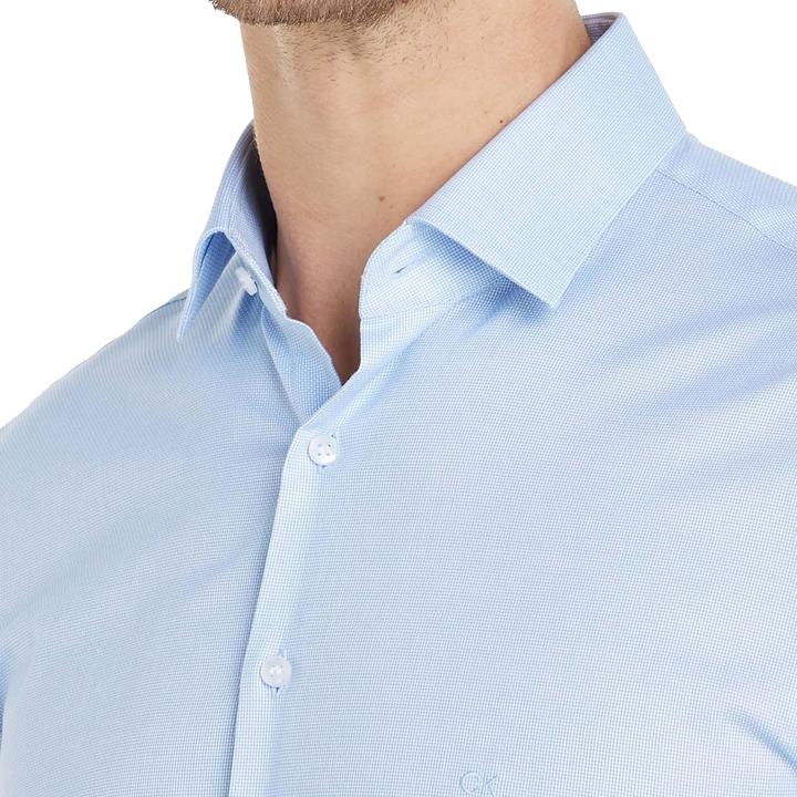 Immagine prodotto Calvin Klein Camicia Aderente Micro Strutturata Uomo (40)