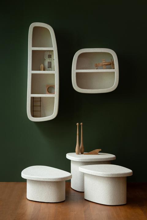 Actual product image Dutchbone Veda Wall Cabinet 1 Shelf Middle