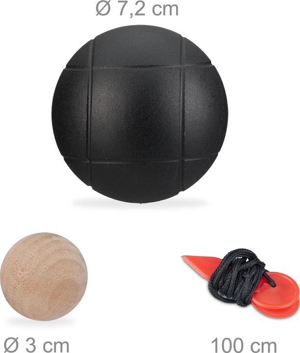 Image du produit Relaxdays Boules de jardin (6 x, 72 mm)
