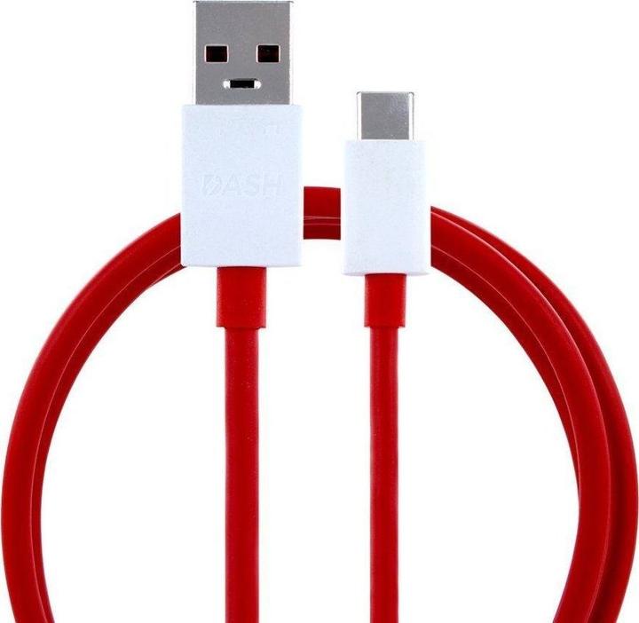Produktbild OnePlus Kabel original Kabel USB A auf Typ C 4A D301 1 m rot lose (1 m, USB 3.2 Gen 1)