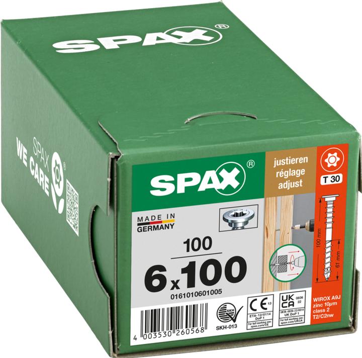 Produktbild Spax Justierschrauben (100 Schrauben pro Stück)