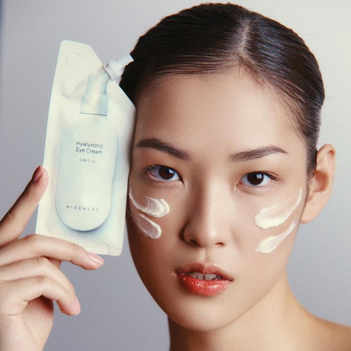 Image du produit Hidehere Crème pour les yeux à l'acide hyaluronique (Crème, 25 ml, Jour + nuit)