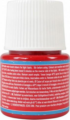Actual product image Pebeo Setacolor Light Fabrics (Red, 45 ml)