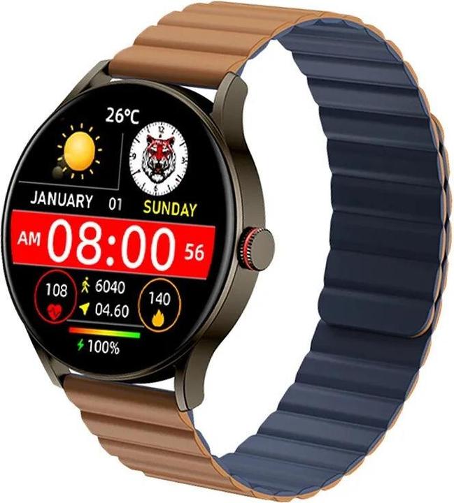 NoName Smartwatch IMIKI TG1 Braun Android iOS