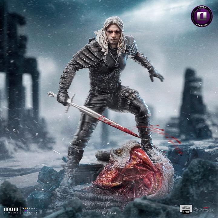 Produktbild Iron Studios The Witcher statuette 1/10 BDS Art Scale Geralt of Riva 33 cm