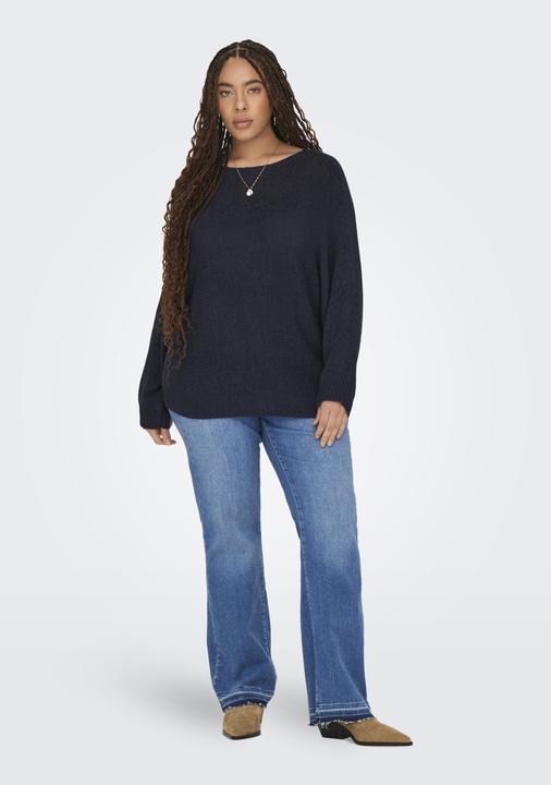 Produktbild Only Knit Fit Rundhals Plus Gerippte Ärmelbündchen Pullover Strickpullover (M)