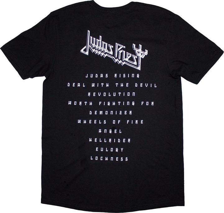 Immagine prodotto Judas Priest Angel Of Retribution Maglietta Elenco delle Tracce Adulto Unisex (XL)
