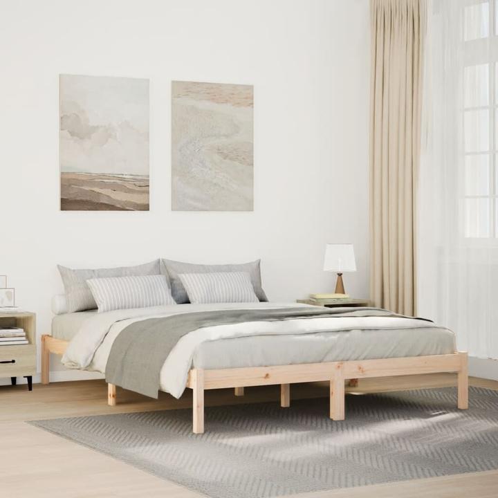 Produktbild VidaXL Bett Extra Lang ohne Matratze 160x220 (160 x 220 cm)