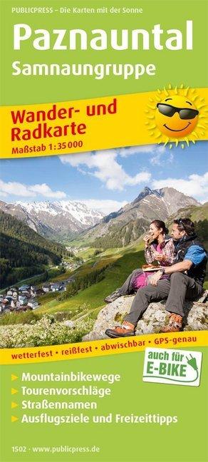 Produktbild Wander- und Radkarte Paznauntal - Samnaungruppe 1 : 35.000 35000