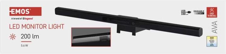 Produktbild Emos LED-Monitorleuchte AVA