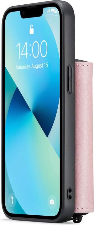 Image du produit Cover-Discount iPhone 14 Plus - Étui avec carte de crédit rose (Apple iPhone 14 Plus)