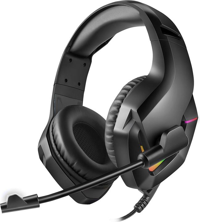 Varr Pro Gaming Headset with RGB Backlight, Highly Sensitive Microphone (.) Boom, Noise Cancelling (Cable)