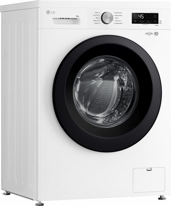 Actual product image LG F4NX1008NWK 8 Kg Washing Machine Class A (8 kg, Left)