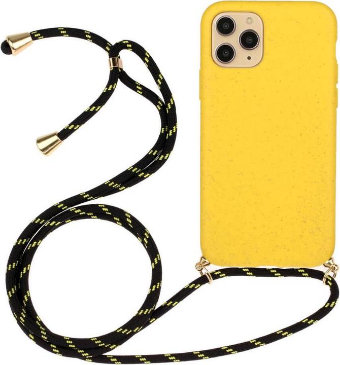 Produktbild Cover-Discount iPhone 15 Pro Max - Eco-Friendly Hülle mit Kette gelb (Apple iPhone 15 Pro Max)