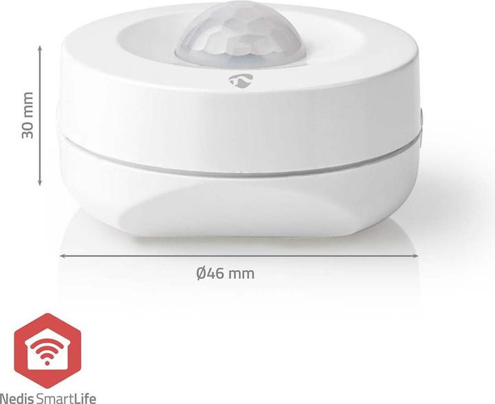 Immagine prodotto Nedis Sensore di movimento PIR intelligente | Zigbee | Batteria inclusa (5 m)