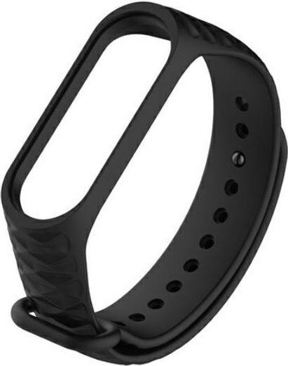Beline pasek Mi Band 3/4 czarny/black ver2 (Kunststoff, Silikon)