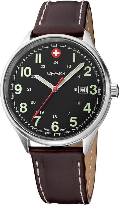 Actual product image M Watch Mondaine Aero 41 (Analogue wristwatch, Pilot watch, Swiss made, 41 mm)