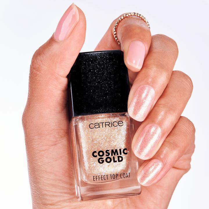 Immagine prodotto Catrice Cosmic Gold Effect Smalto Unghie Top Coat (030 Luce Celeste, Topcoat)