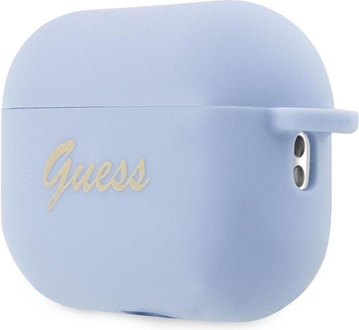 Actual product image Guess Silicone Heart Charm - Case AirPods Pro 2 (niebieski) (Headphone bag)