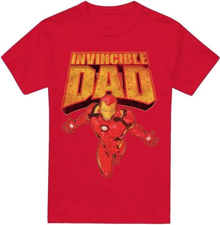 Iron Man Invincible Dad TShirt Vatertag (L)