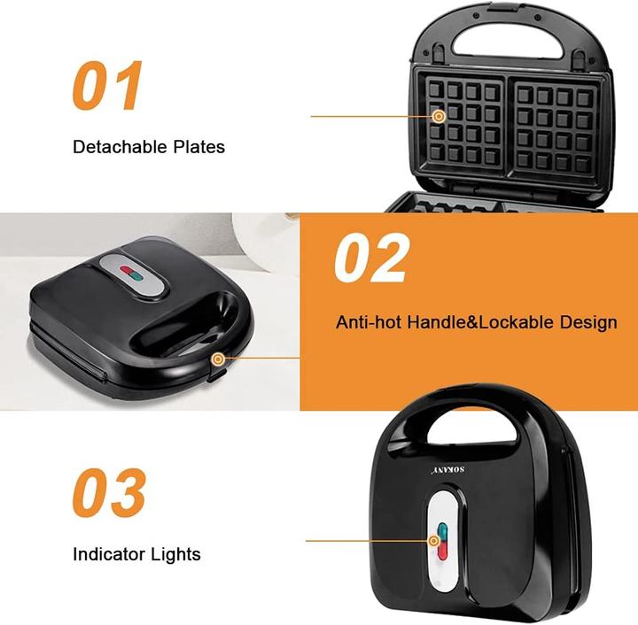 Actual product image Hoapin Sandwich Maker 7 in 1