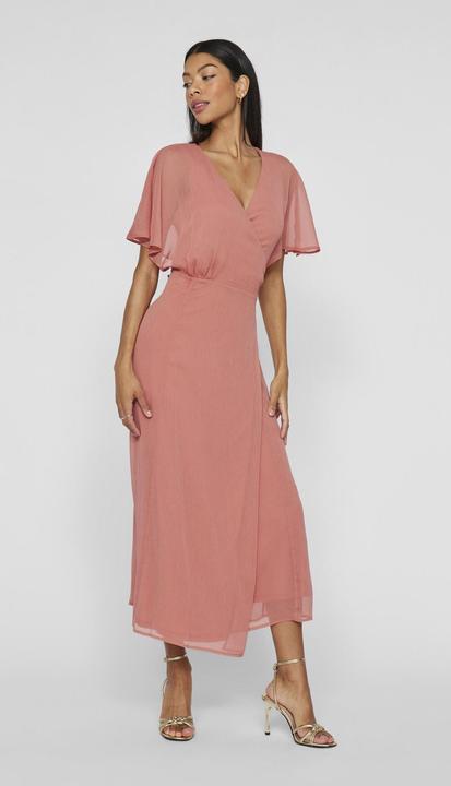Image du produit Vila Maxi robe portefeuille à manches courtes (40)