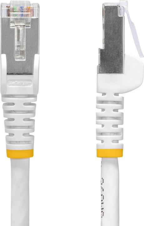 Actual product image StarTech com 12m White CAT8 Ethernet Cable, Snagless RJ45, 25G/40G, 2000MHz, 100W PoE++, S/FTP, 26AW (S/FTP, CAT8.1, 12 m)