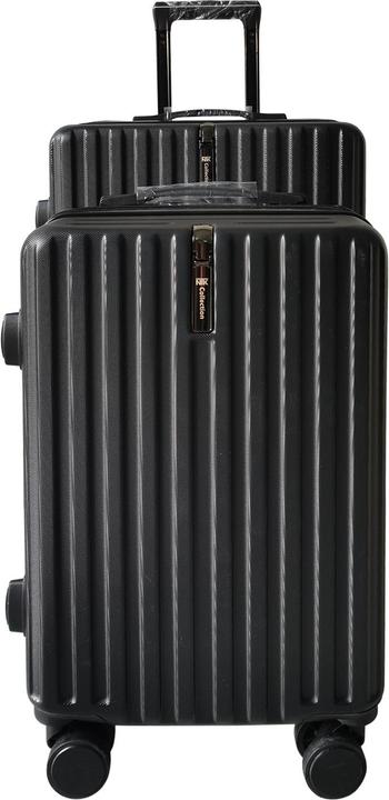 Produktbild NTK-Collection Hartschalenkoffer 2er-Set Leandra Schwarz (80 l, M (50 - 90l), L (90 - 115l))