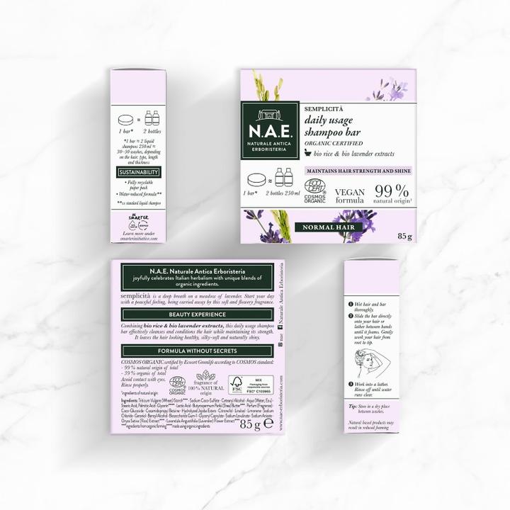 Produktbild N.A.E. Festes Shampoo (134.98 ml, Festes Shampoo)
