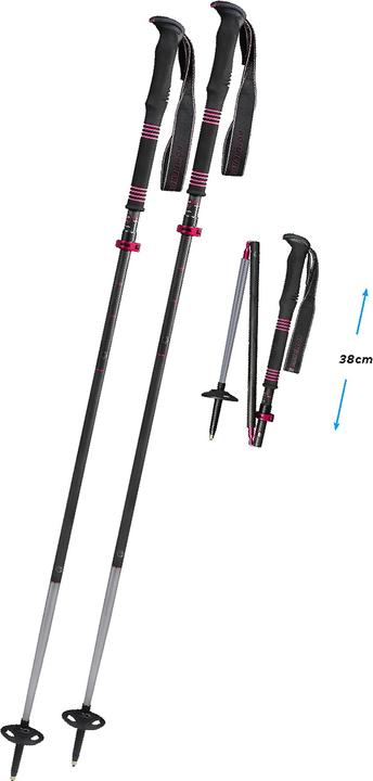 Produktbild Komperdell Carbon FXP.4 Expedition Vario Compact (105 - 125 cm)