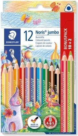 Actual product image Staedtler Crayon Noris jumbo 10+2 (Multicoloured, 12 x)