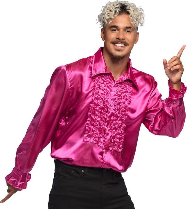 Produktbild Fasnacht Party Shirt 70er Pink XL (XL)