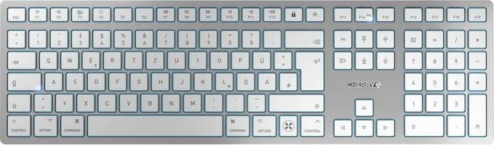 Produktbild CHERRY KW 9100 Slim for Mac + McAfee 1Y 3 User (DE, Kabellos)
