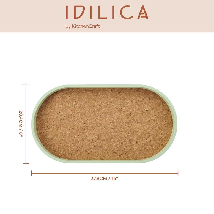Immagine prodotto Kitchen Craft Vassoio Da Portata Id 38x20cm Legno Sughero