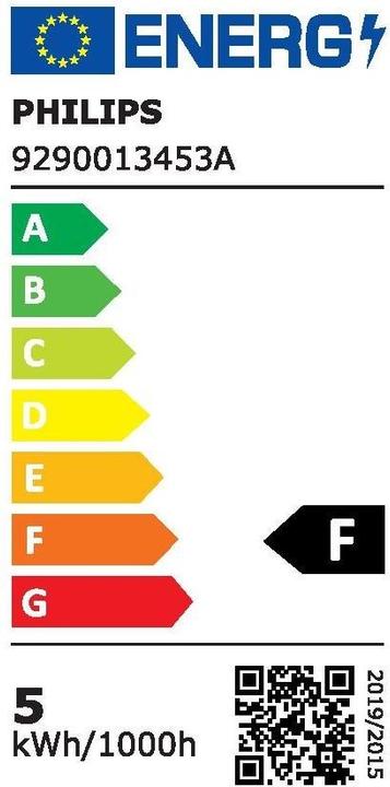 Label énergétique Philips B35 (E14, 4.30 W, 470 lm, 2 x, F)