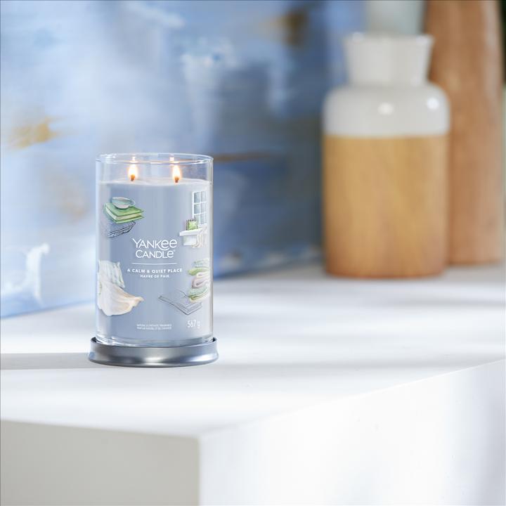 Actual product image Yankee Candle Calm & Quiet Place Signature Large Tumbler Scented Candle