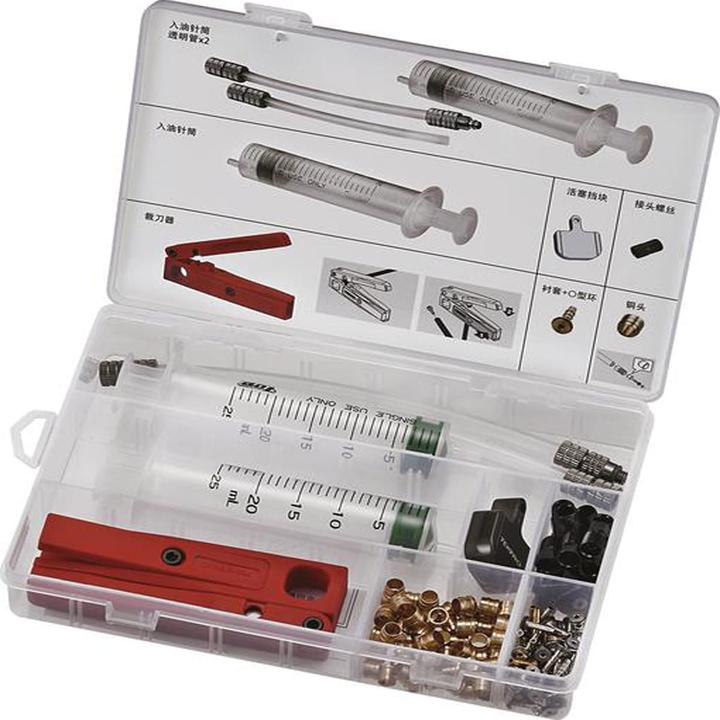 Actual product image Tektro Bleeding kit for disc brakes