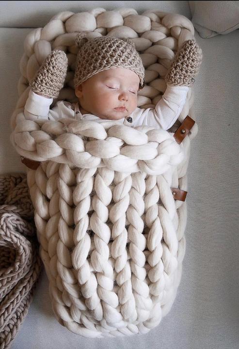 Image du produit Baby-Nest Chancelière d'hiver en laine mérinos Large