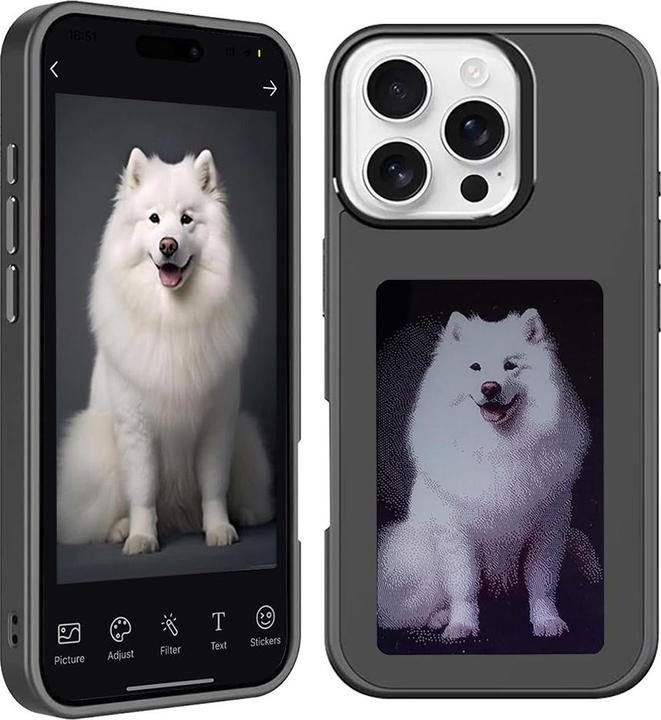 Actual product image Techsuit - SmartScreen NFC - iPhone 16 Pro Max - Black (Apple iPhone 16 Pro Max)