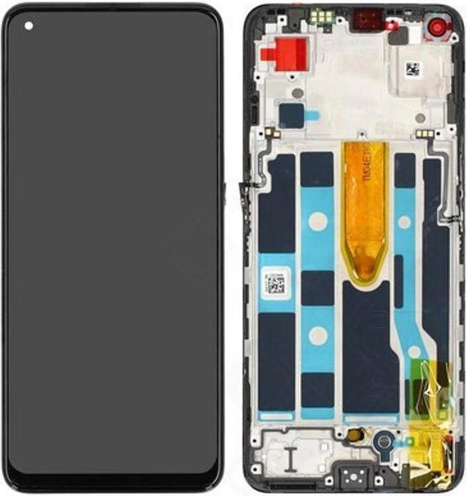 Image du produit OPPO LCD + Touch + Frame pour CPH2371, CPH2371 Find X5 Lite, Reno7 5G - noir