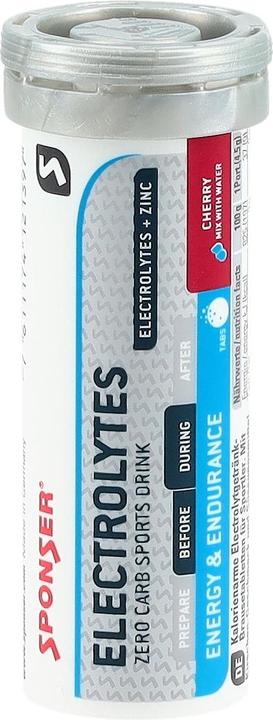Actual product image Sponser Electrolytes Tabs (Cherry, 10 x)
