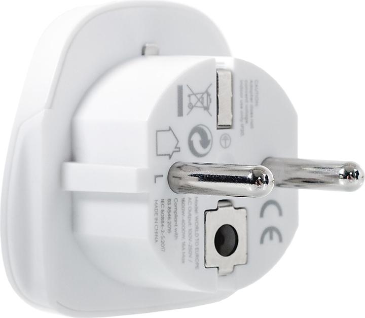 Actual product image Lifeventure World to Europe Travel Adaptor