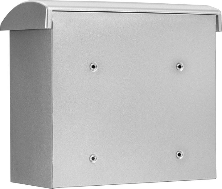 Productafbeelding Burg Wächter Gegalvaniseerd stalen brievenbus BxHxD 389/340/193 mm Olymp zilver met openingsstop