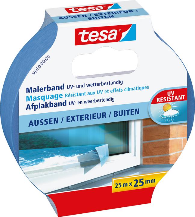 tesa Malerkrepp OUTDOOR, Malerband für den Aussenbereich