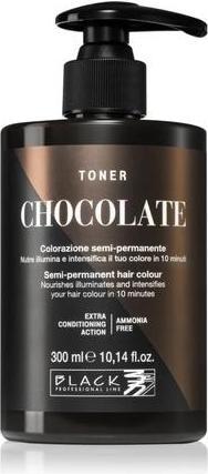 Immagine prodotto Black Professional Line Crazy Toner Tonalità Naturali Cioccolato Colore Semipermanente per Capelli 300ml